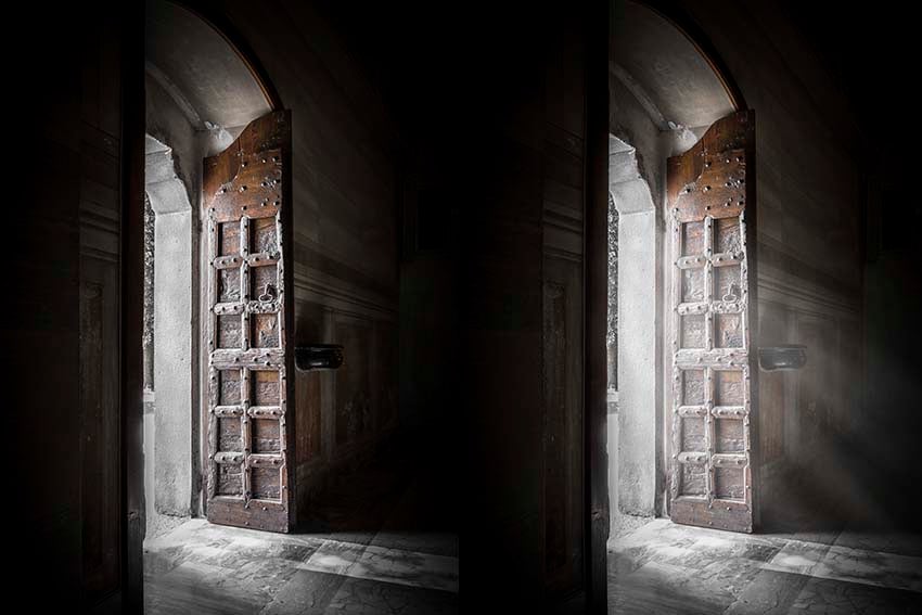 First Sun Rays Brush Preview on Image